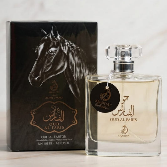 Oud Al Faris Eau de Parfum by Arabiyat 100ml – Long-Lasting Oud Fragrance