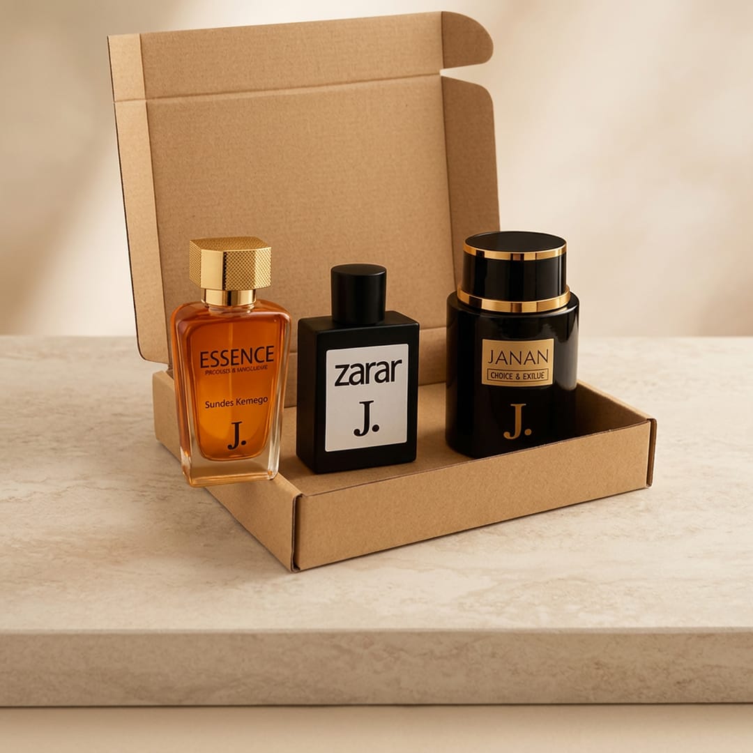 Floral Unisex Perfume Gift Set (3 × 100ml) – Long-Lasting Fragrance Collection