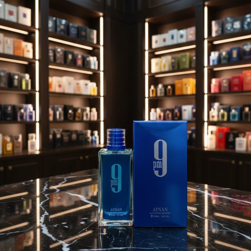 Afnan 9PM Eau de Parfum (EDP) 100ml – Unisex | Black, Blue & Red