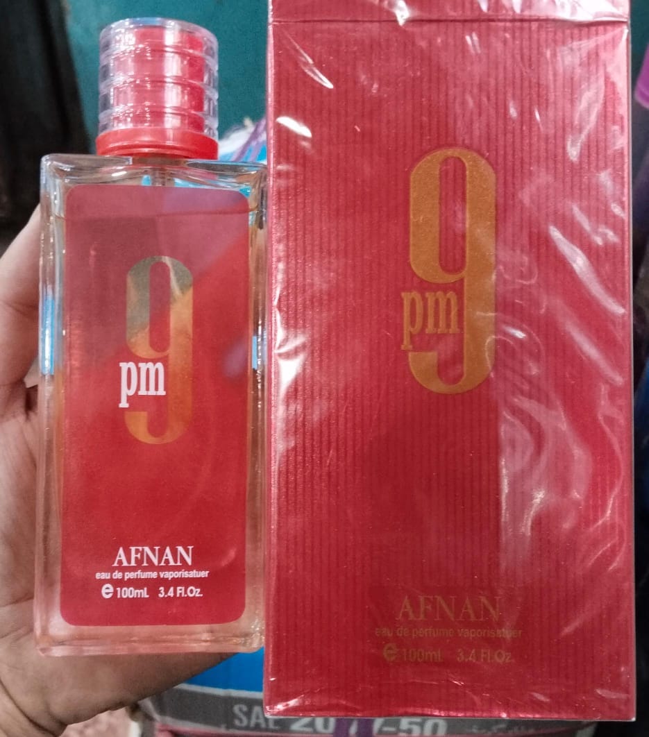 Afnan 9PM Eau de Parfum (EDP) 100ml – Unisex | Black, Blue & Red