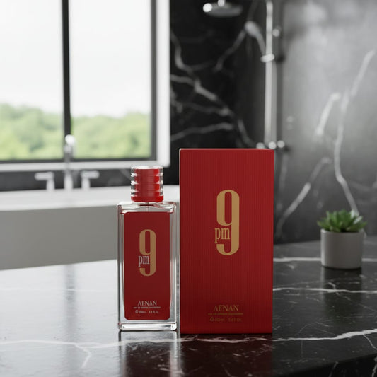 Afnan 9PM Eau de Parfum (EDP) 100ml – Unisex | Black, Blue & Red