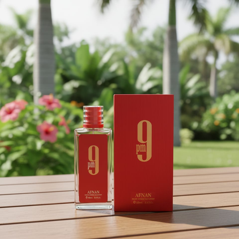 Afnan 9PM Eau de Parfum (EDP) 100ml – Unisex | Black, Blue & Red