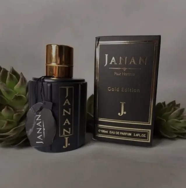 502 Wasim Akram & Janan Gold J. Perfume Set (2 × 100ml) – Long-Lasting Unisex Fragrance