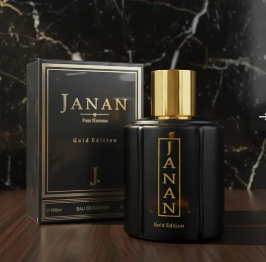 502 Wasim Akram & Janan Gold J. Perfume Set (2 × 100ml) – Long-Lasting Unisex Fragrance